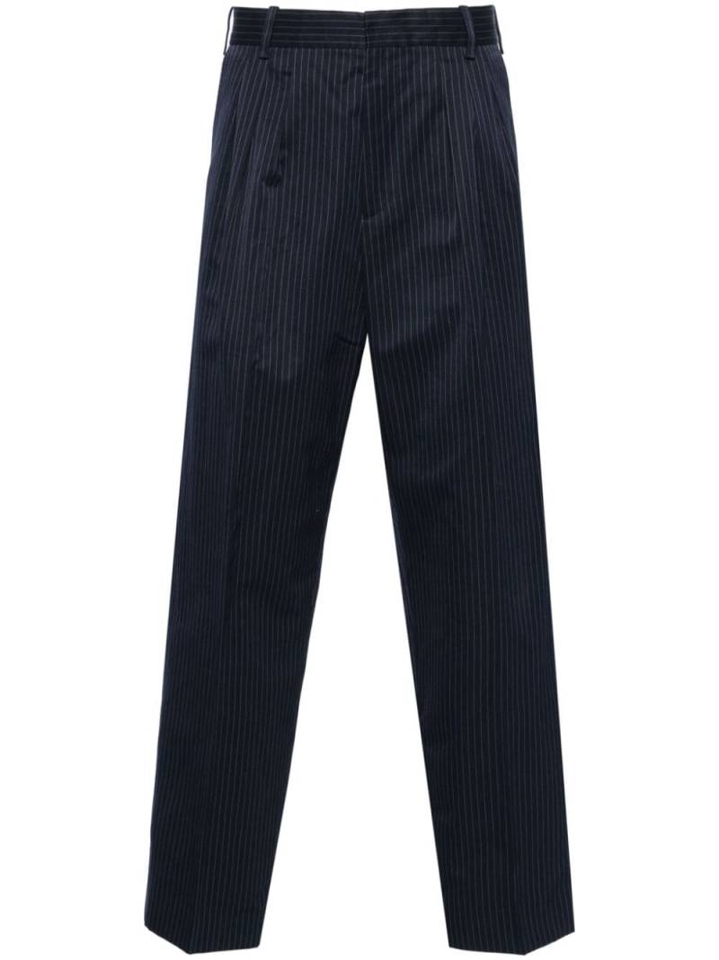 Kenzo pinstriped tapered trousers - Blue von Kenzo