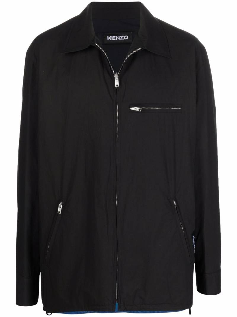 Kenzo reversible flame-print jacket - Black von Kenzo