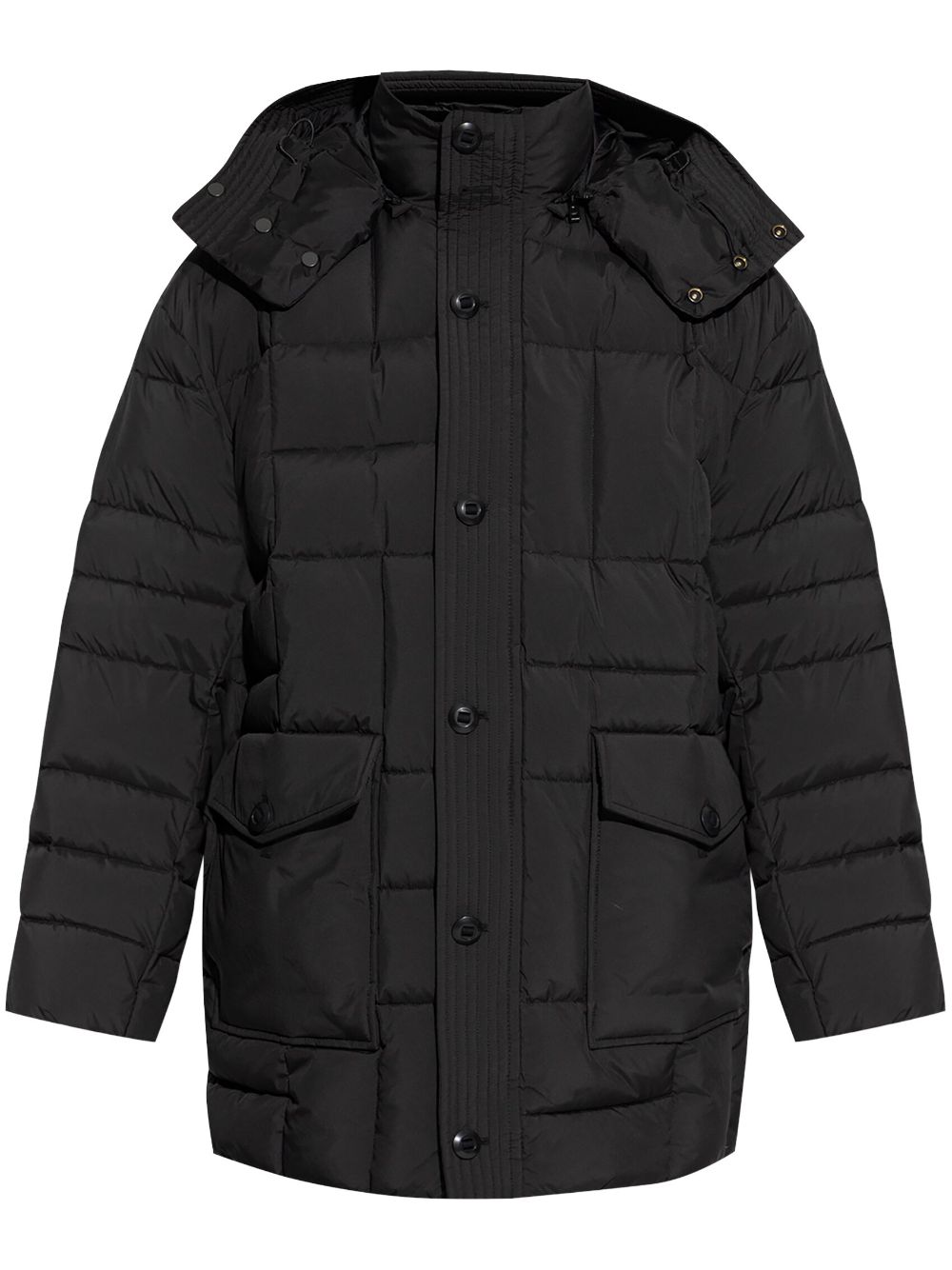 Kenzo slouch-hood padded jacket - Black von Kenzo