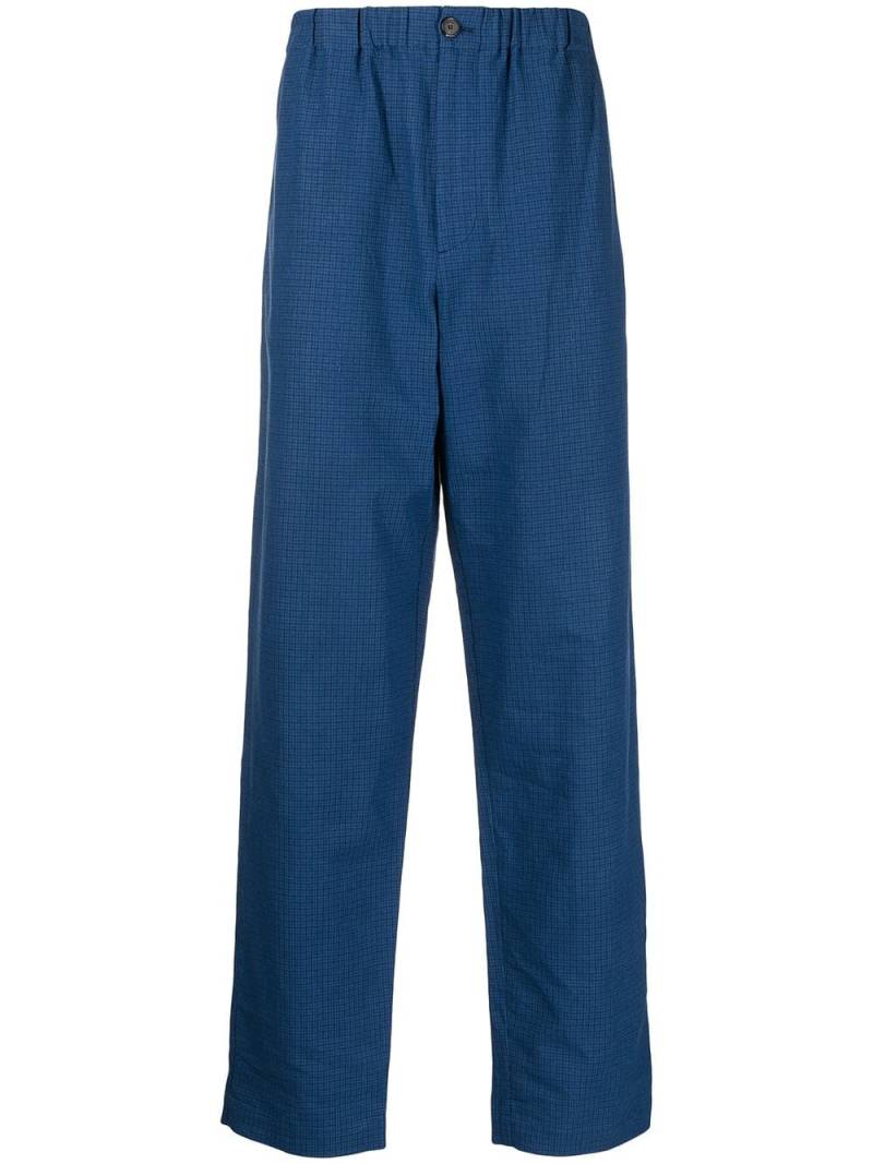 Kenzo straight-leg elasticated-waist trousers - Blue von Kenzo