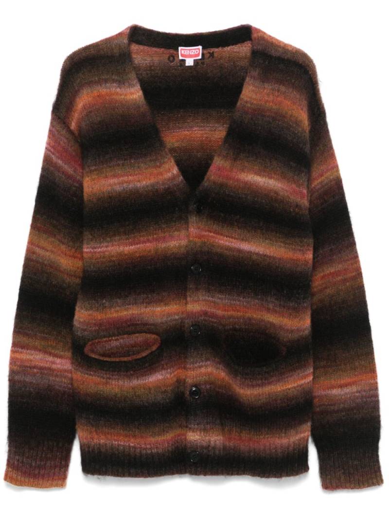 Kenzo striped cardigan - Black von Kenzo