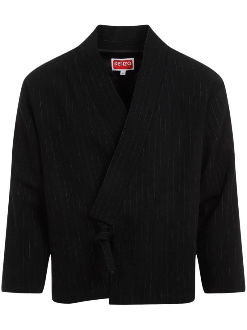 Kenzo striped jacket - Black von Kenzo