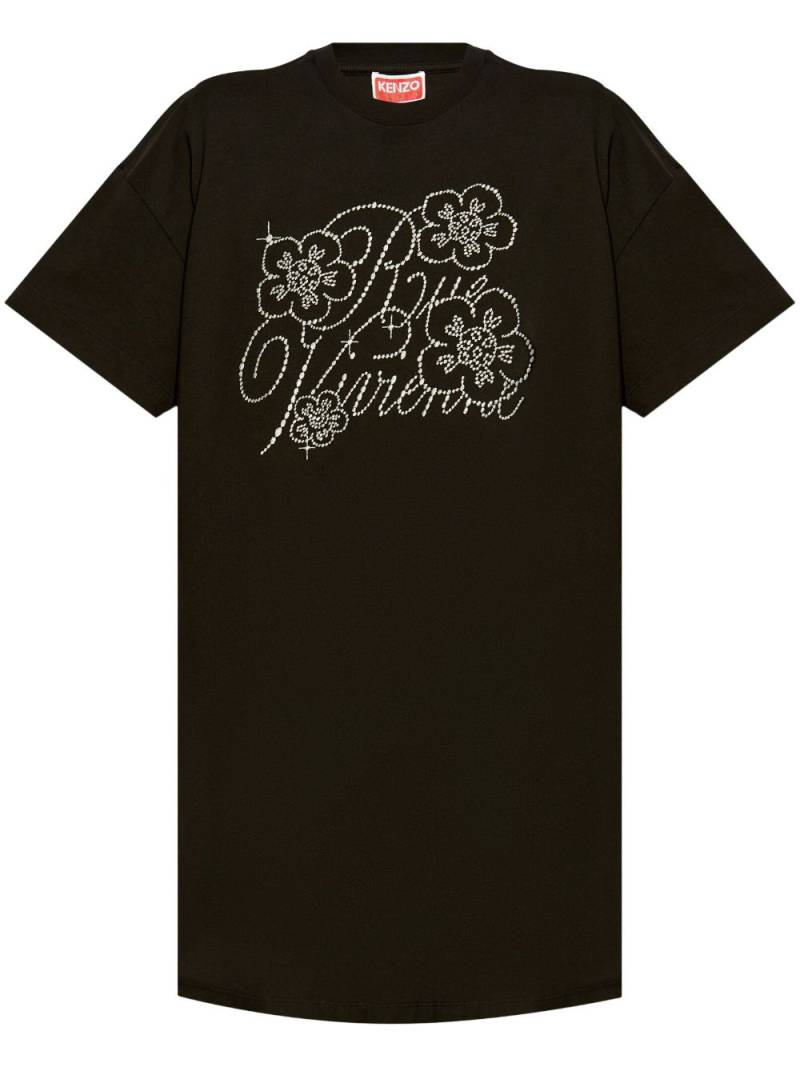 Kenzo stud-embellished T-shirt dress - Black von Kenzo