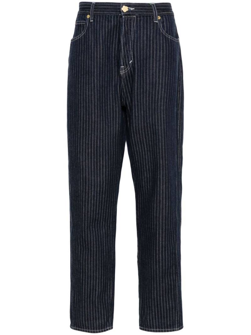 Kenzo tapered-leg pinstriped jeans - Blue von Kenzo