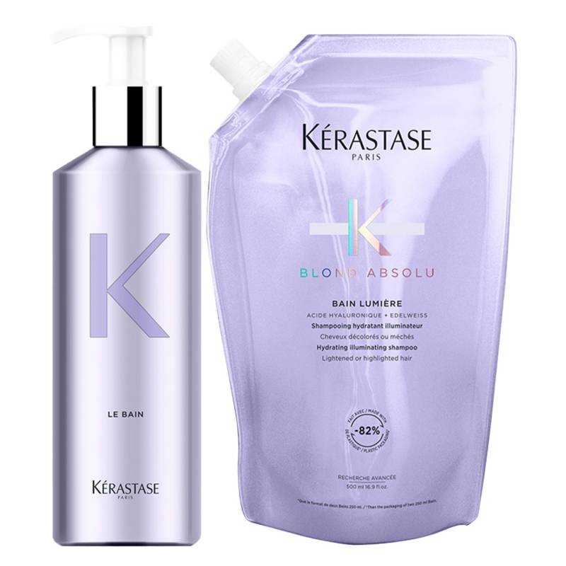 Blond Absolu - Bain Lumière Refill + Aluminium Flasche Duo von Kérastase