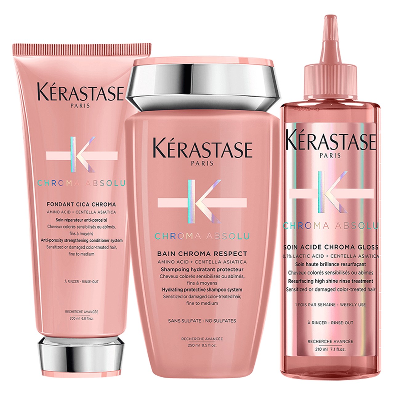 Chroma Absolu - Chroma Gloss Fine Hair Trio von Kérastase