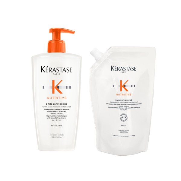 Nutritive - Bain Nutritive Satin Riche Refill Bundle von Kérastase