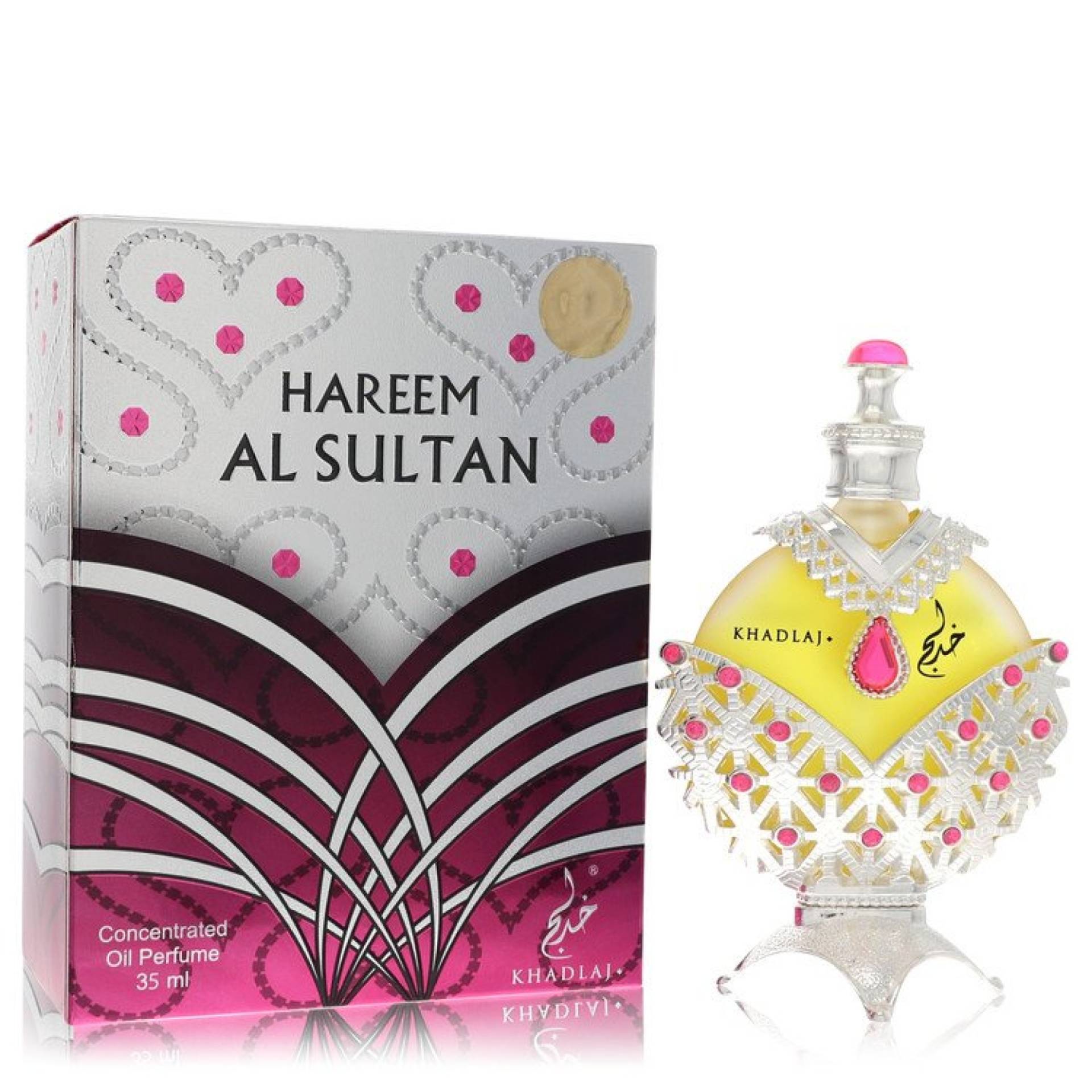 Khadlaj Hareem Al Sultan Silver Concentrated Perfuem Oil (Unisex) 36 ml von Khadlaj