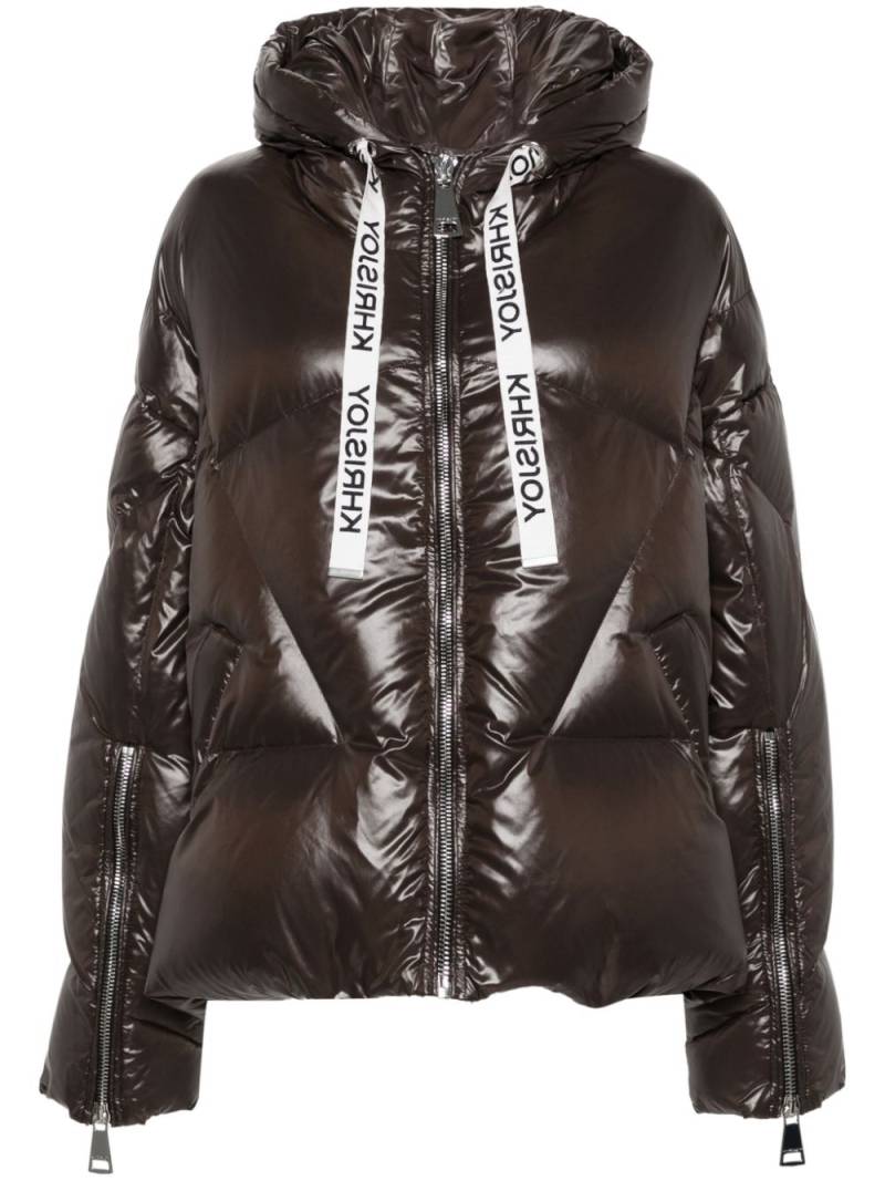 Khrisjoy Iconic puffer jacket - Brown von Khrisjoy