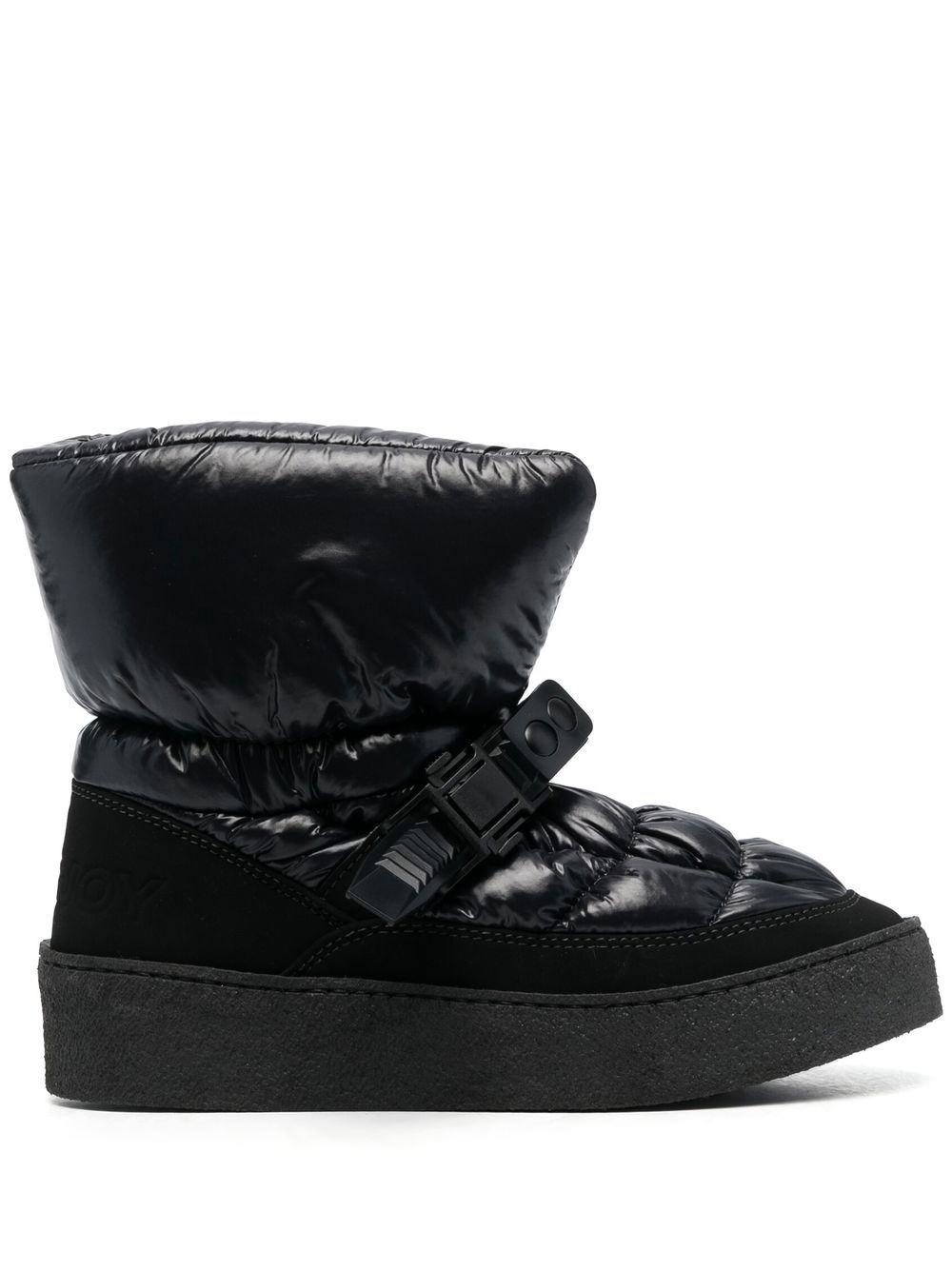 Khrisjoy padded buckle-fastening boots - Black von Khrisjoy