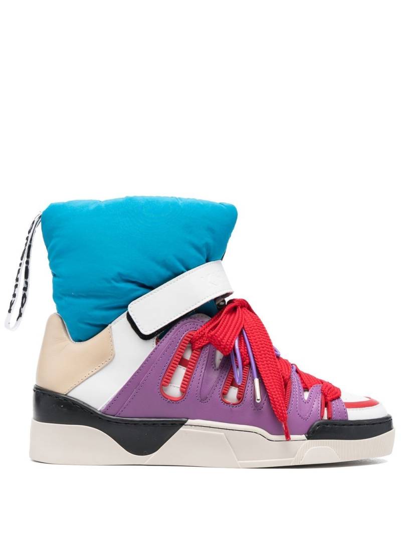 Khrisjoy Puff quilted high-top sneakers - Blue von Khrisjoy