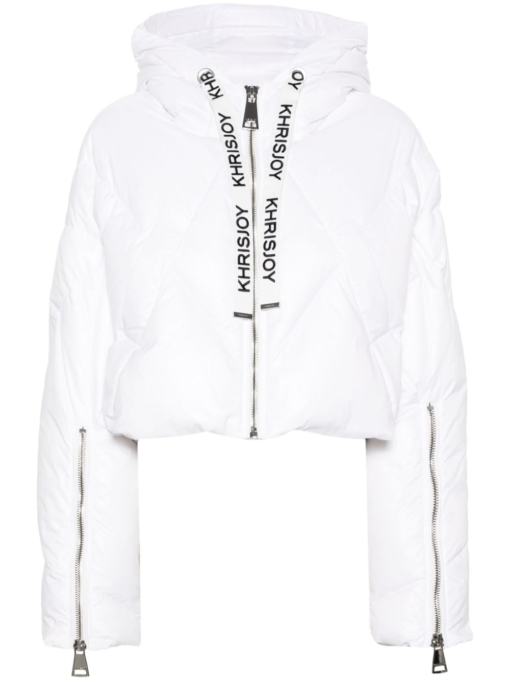 Khrisjoy crop puff jacket - White von Khrisjoy