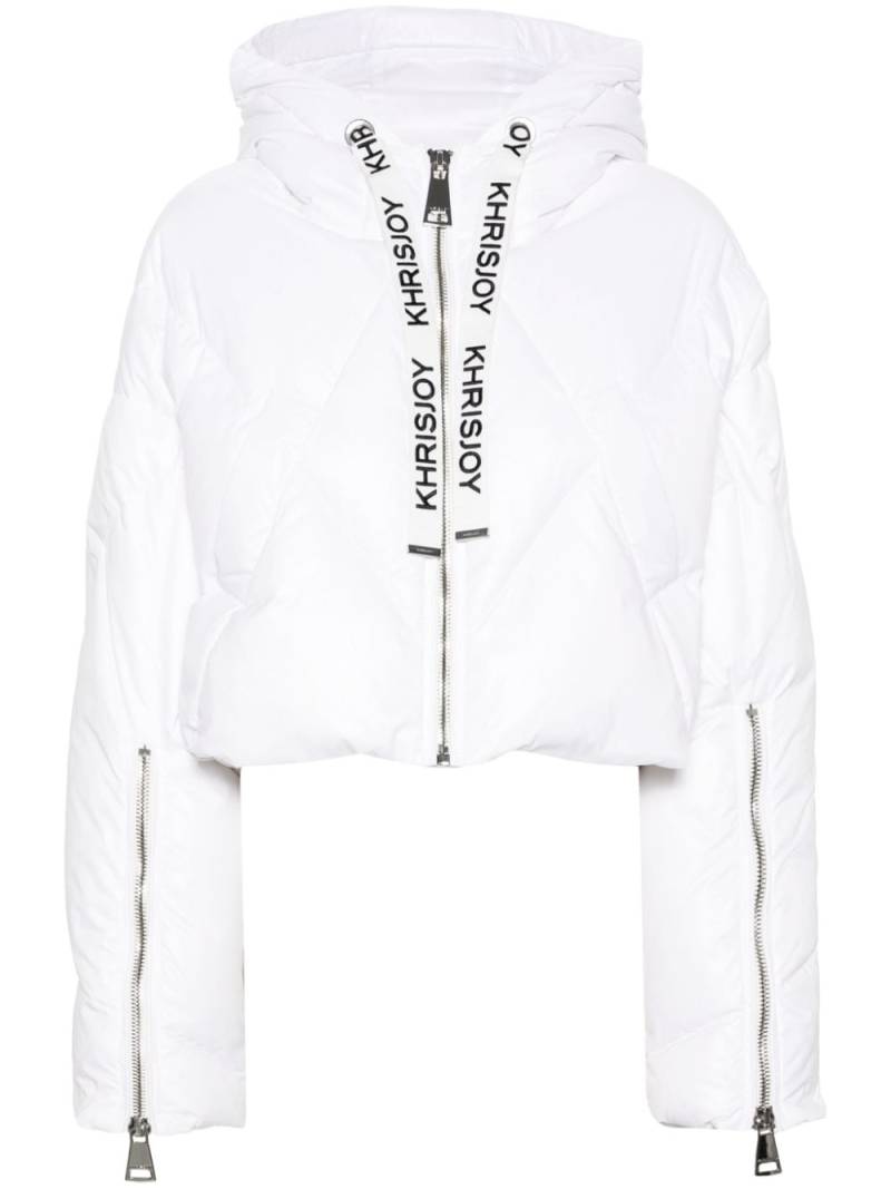 Khrisjoy crop puff jacket - White von Khrisjoy