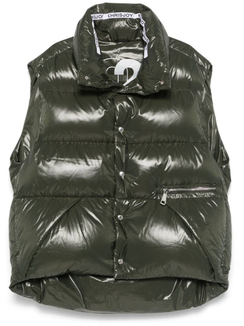 Khrisjoy puffer vest - Green von Khrisjoy