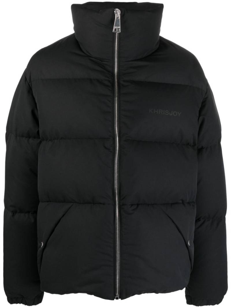 Khrisjoy stitch-detail puffer jacket - Black von Khrisjoy