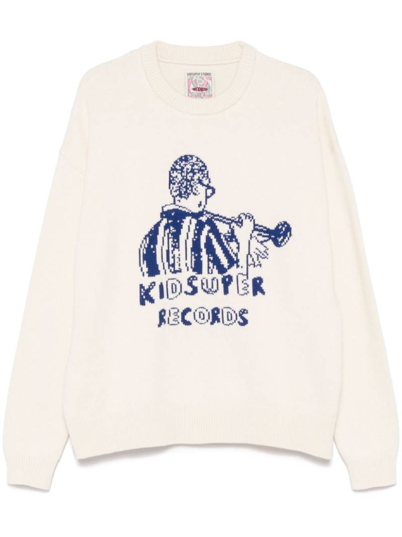 KidSuper KidSuper Records sweater - Neutrals von KidSuper