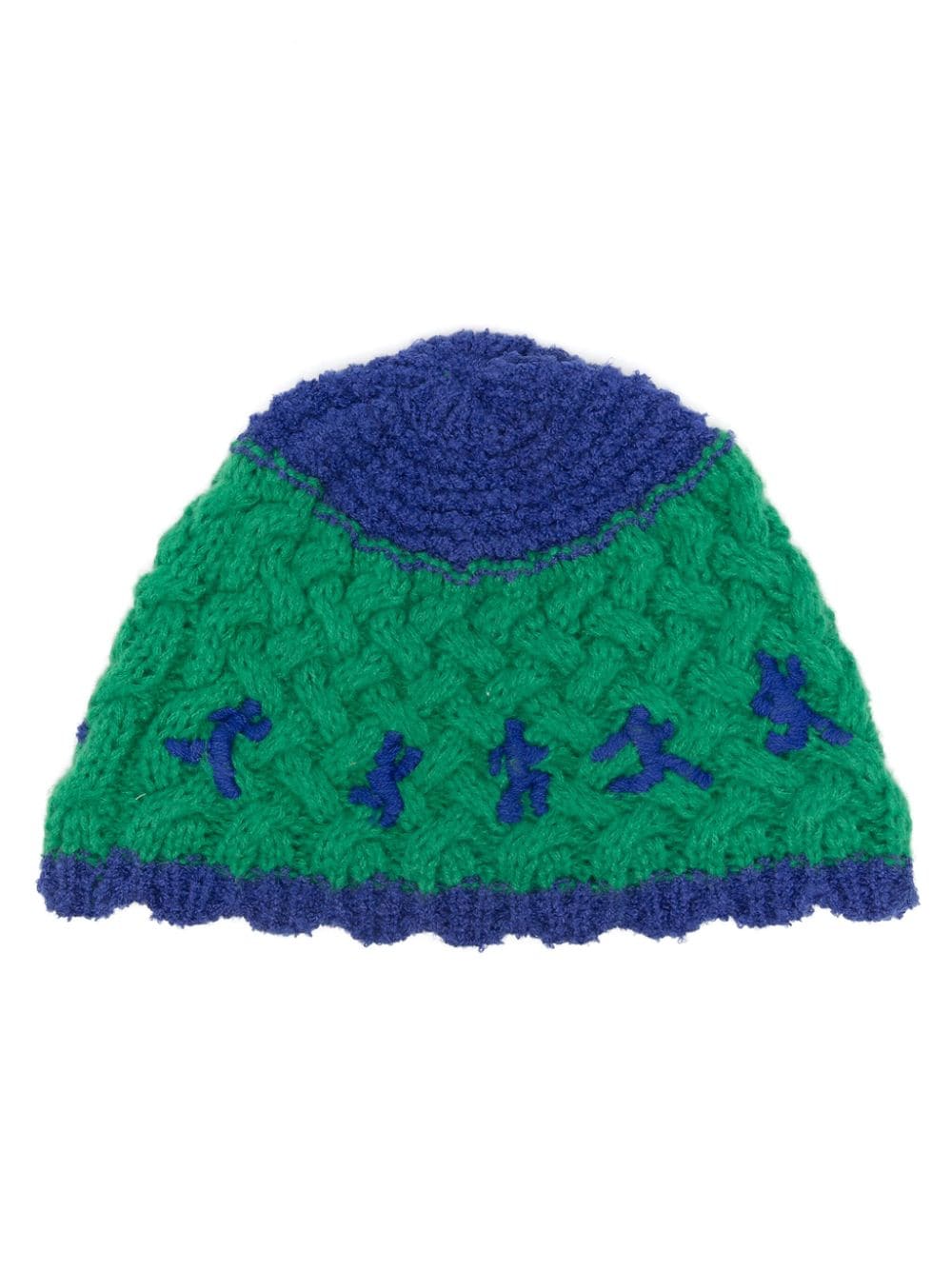 KidSuper Running Man crochet beanie - Green von KidSuper