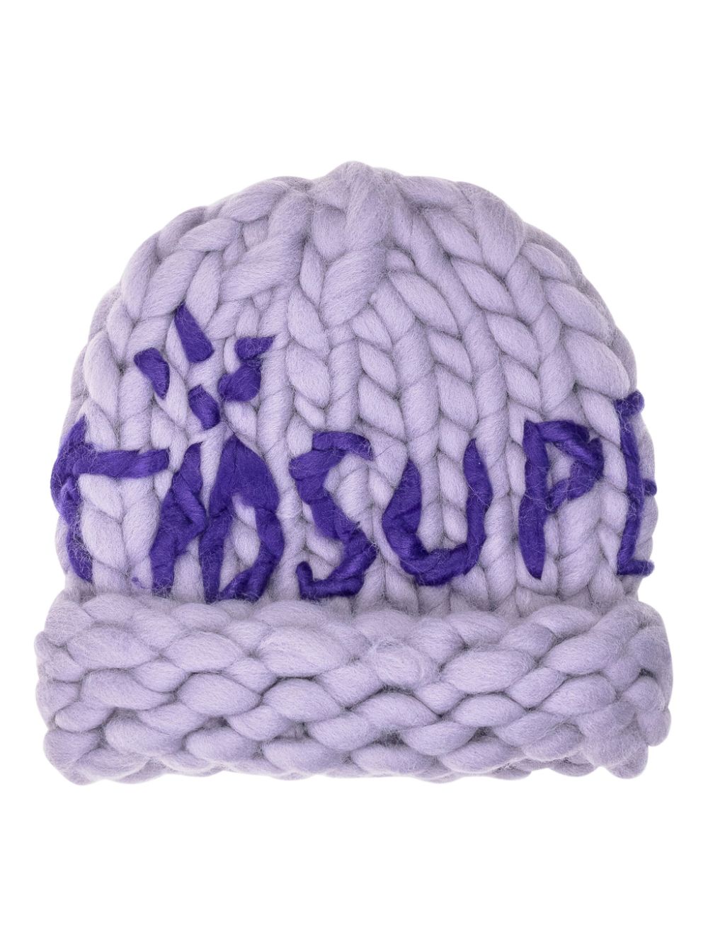 KidSuper chunky-knit beanie - Purple von KidSuper