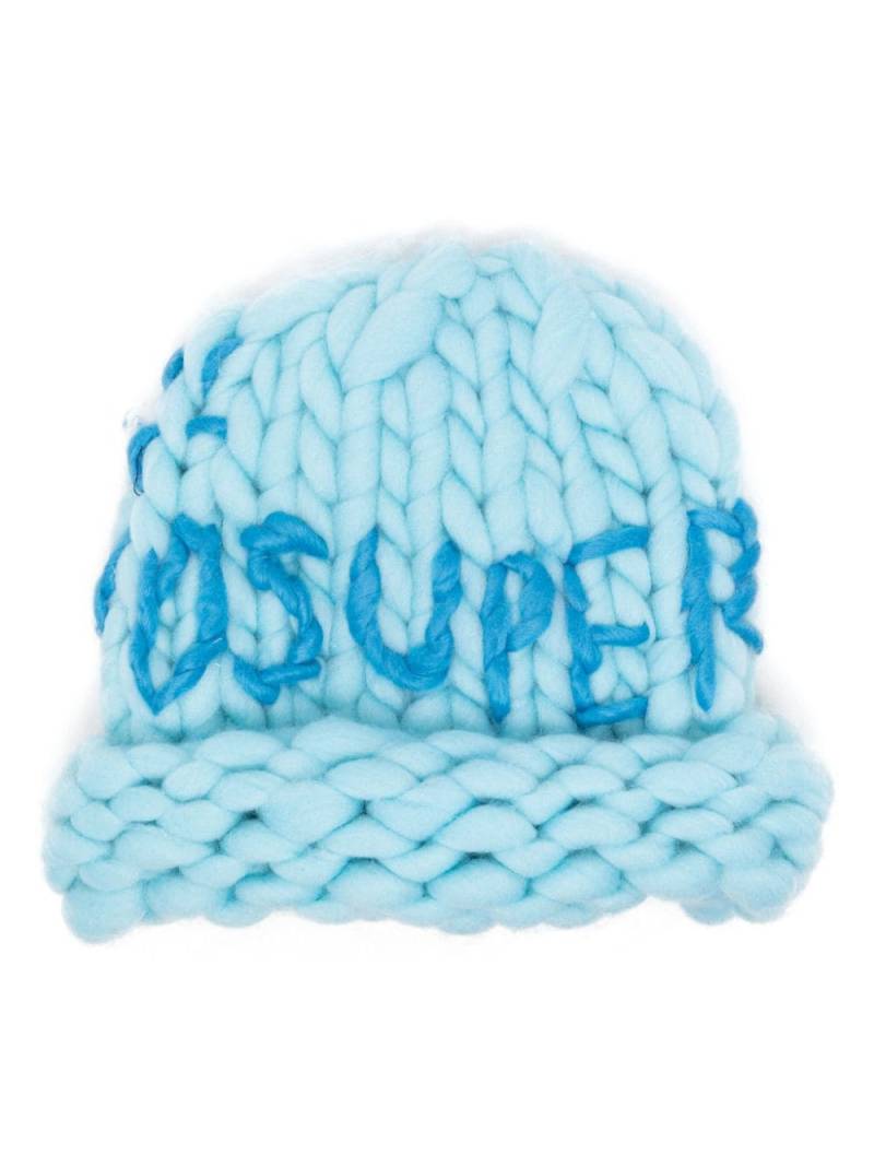 KidSuper chunky-knit beanie hat - Blue von KidSuper