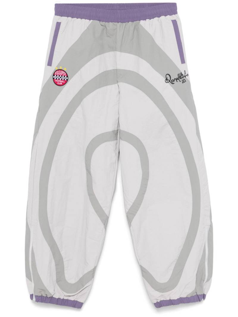 KidSuper x Ronaldinho windproof track pants - Grey von KidSuper