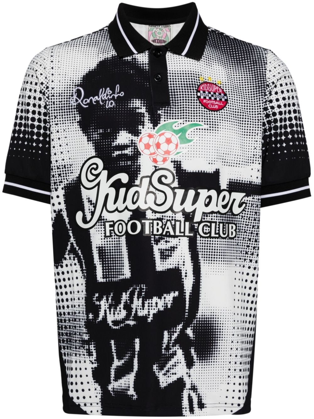 KidSuper x ronaldinho shirt - Black von KidSuper