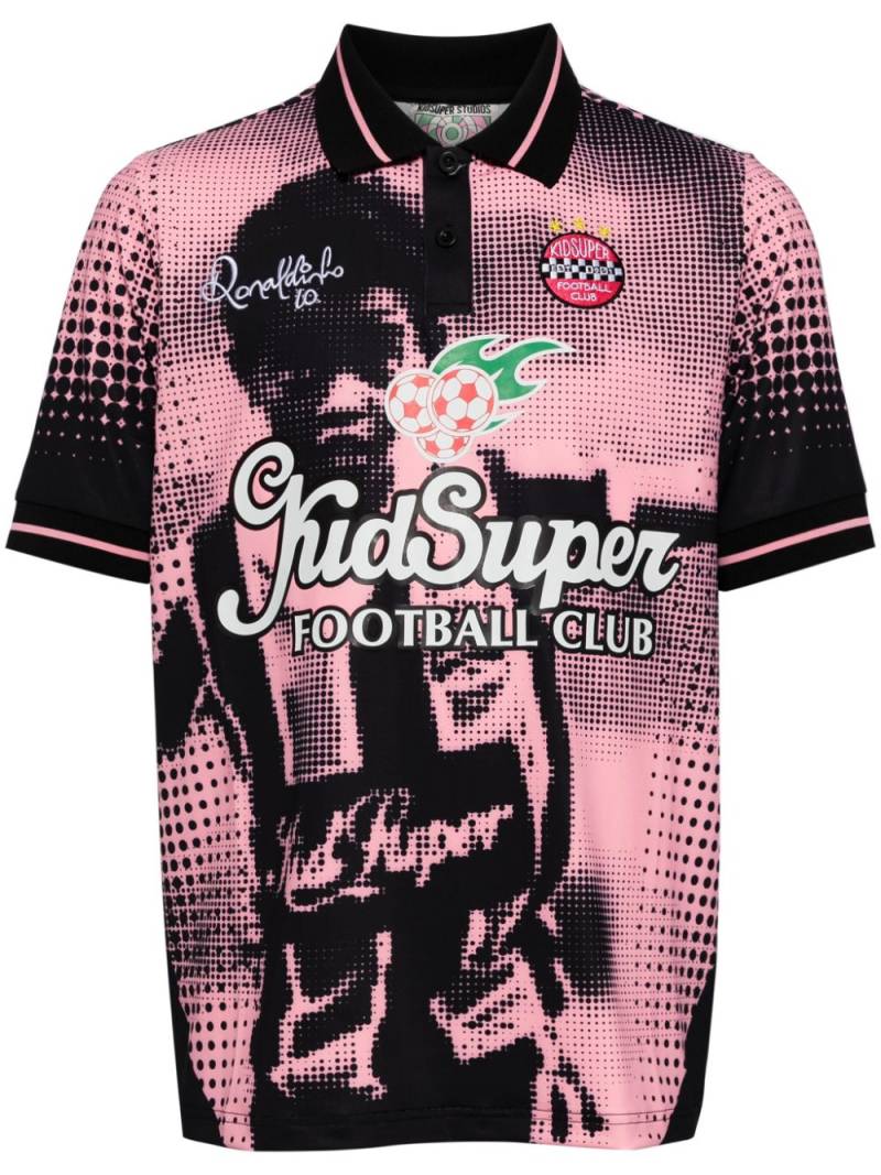 KidSuper x ronaldinho shirt - Pink von KidSuper