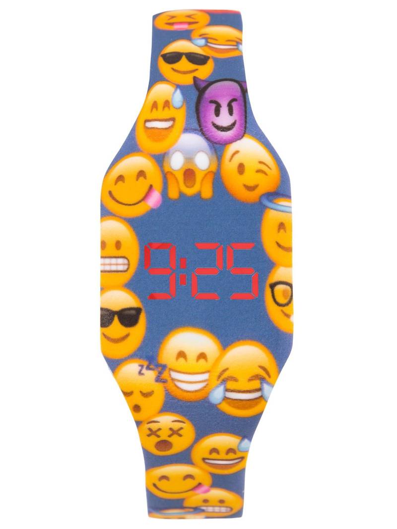 Digital Led Kinderuhr Smileys Blue Unisex Multicolor ONE SIZE von Kiddus