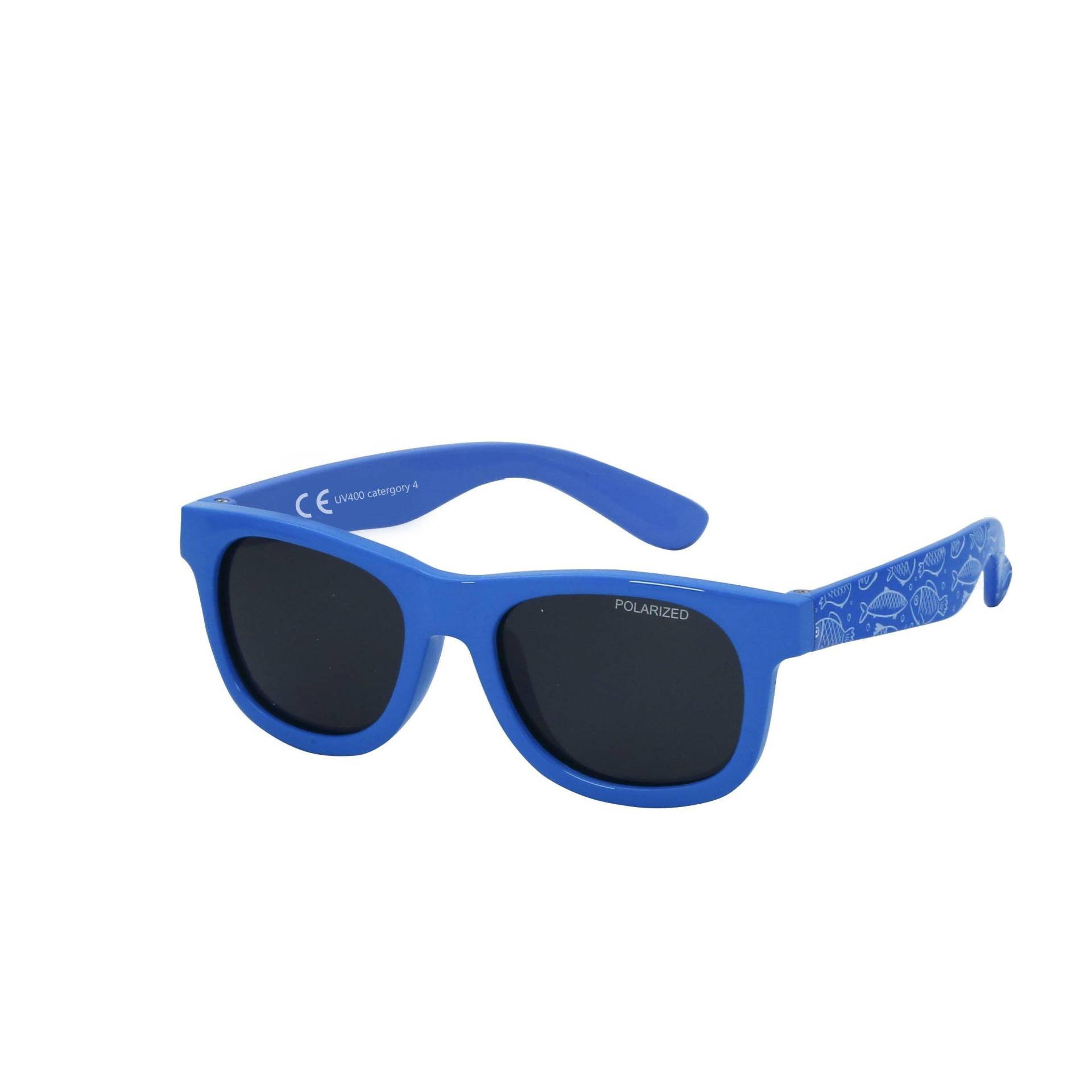 Kiddus - Little Kids Kindersonnenbrille Polarisiert (ab 8 Monaten), 37mm, Blau von Kiddus