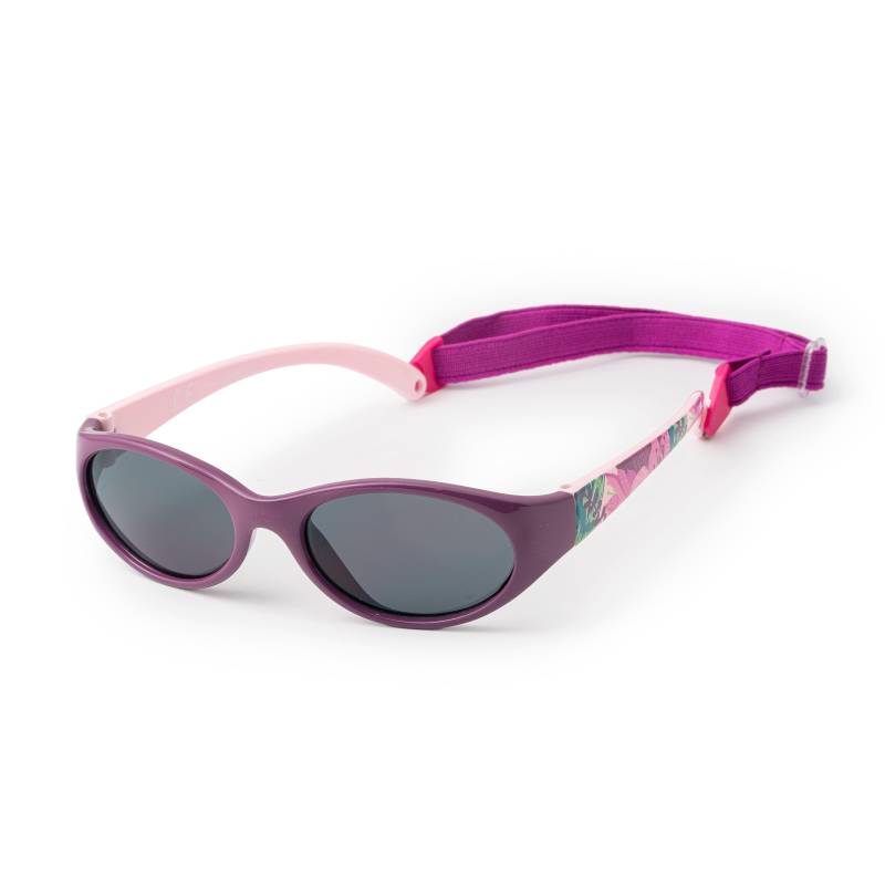 Kids Comfort Kindersonnenbrille (ab 2 Jahren) Mädchen Violett Bedruckt 35mm von Kiddus