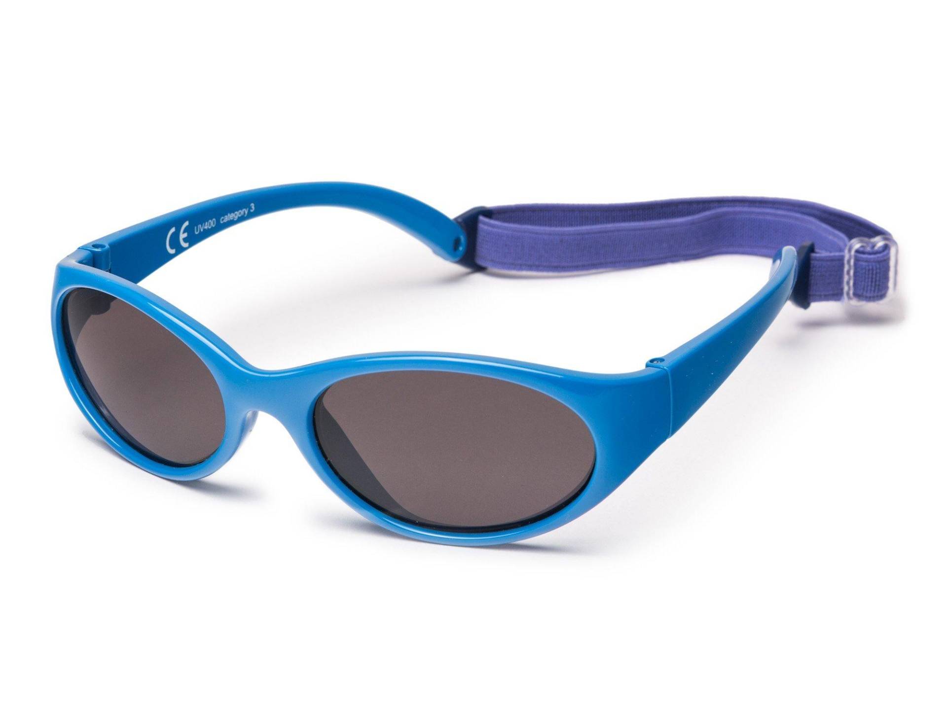 Kids Comfort Kindersonnenbrille (ab 2 Jahren) Mädchen Blau 35mm von Kiddus