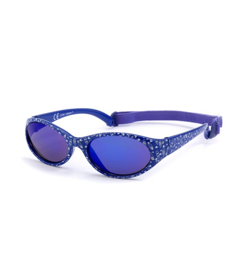 Kiddus - Kids Comfort Kindersonnenbrille (ab 2 Jahren), 35mm, Blau von Kiddus