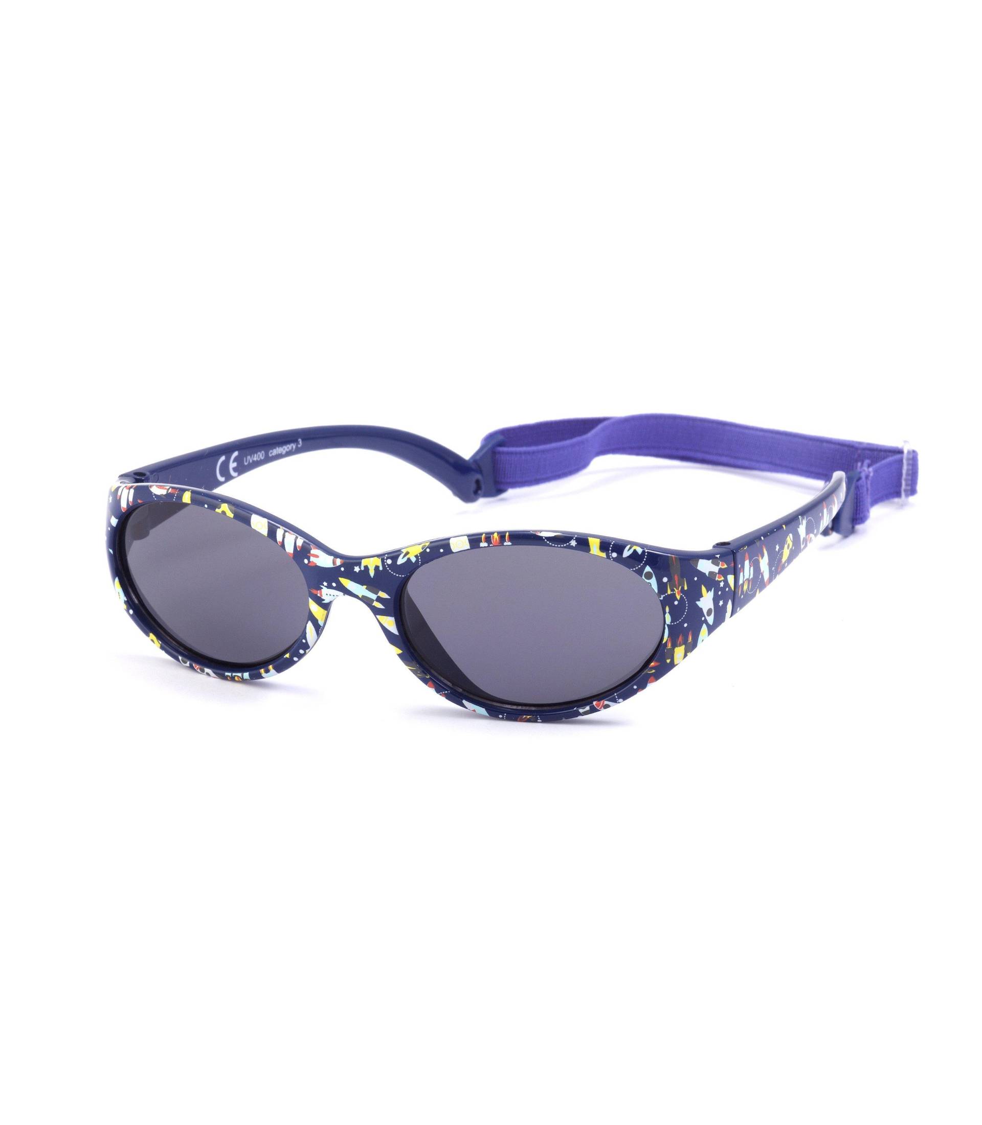 Kids Comfort Kindersonnenbrille (ab 2 Jahren) Mädchen Marine 35mm von Kiddus