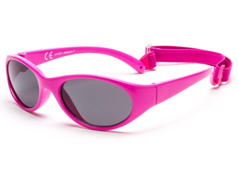 Kids Comfort Kindersonnenbrille (ab 2 Jahren) Mädchen Pink 35mm von Kiddus