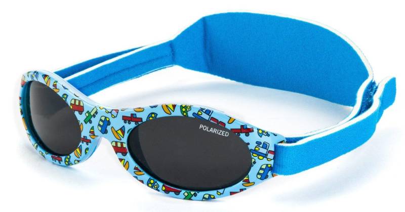 Kiddus - Baby Premium Kindersonnenbrille Polarisiert (ab 0 Monaten), 27mm, Blau von Kiddus