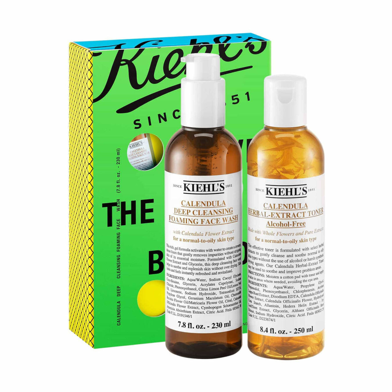 KIEHL'S Calendula Cleanser & Toner Pflegeset von Kiehl's