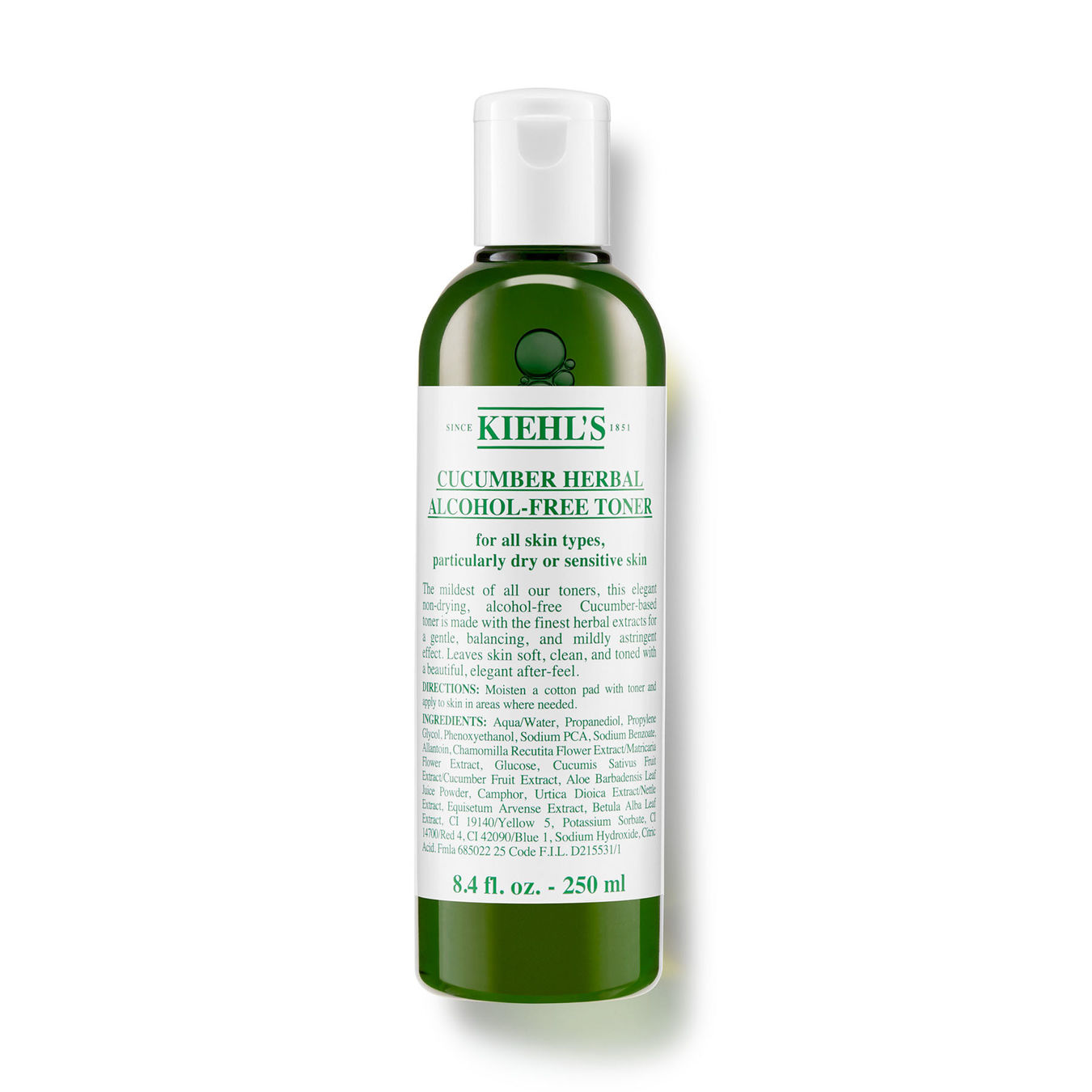 KIEHL'S Cucumber Herbal Alcohol-Free Toner 250ml Herren von Kiehl's