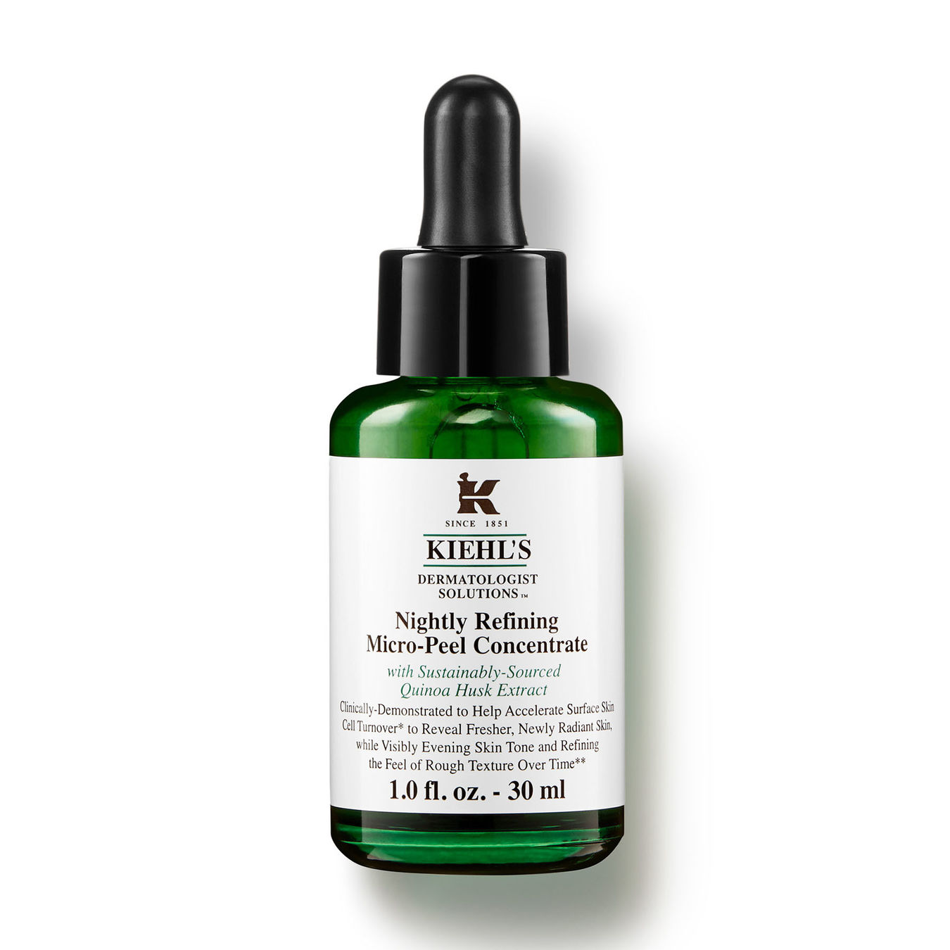 KIEHL'S Nightly Refining Micro-Peel Concentrate 30ml Herren von Kiehl's