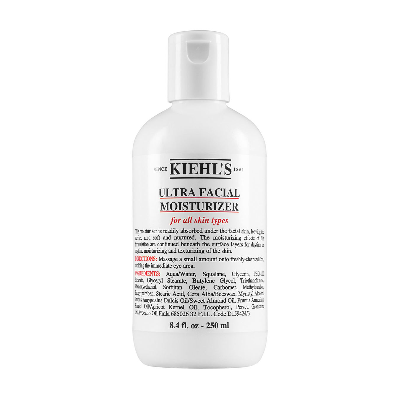 KIEHL'S Ultra Facial Moisturizer Tagescreme 250ml Unisex von Kiehl's