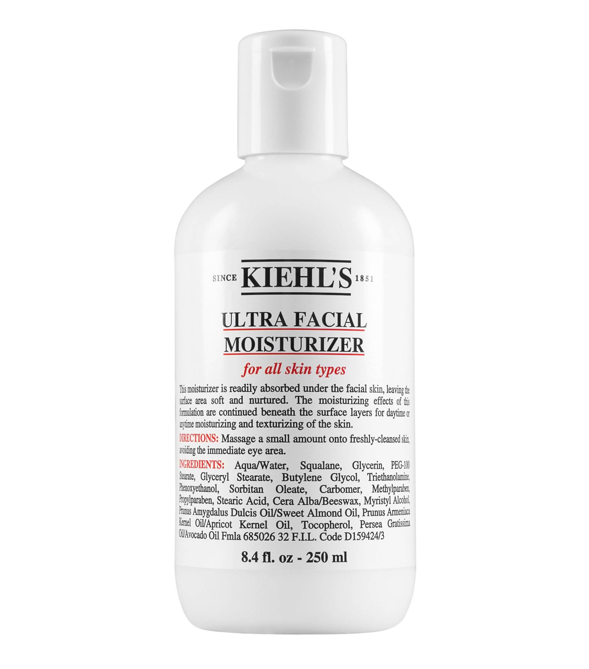 Ultra Facial Moisturizer Damen  250ml von Kiehl's