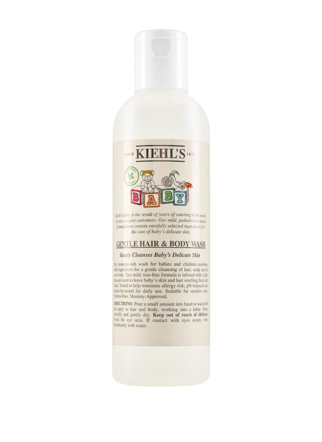 Kiehl's Baby Gentle Foaming Hair And Body Wash Paraben-freie Formel für sensible Haut 250 ml von Kiehls