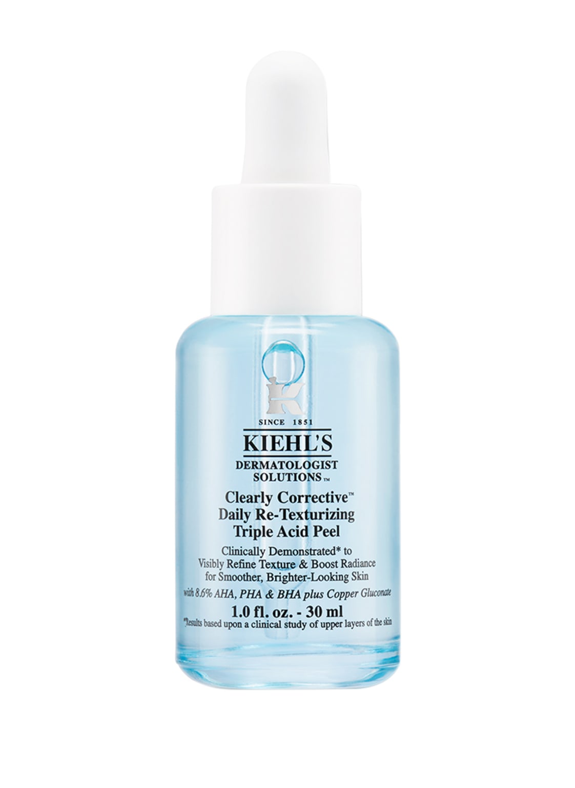 Kiehl's Clearly Corrective Daily Re-Texturizing Triple Acid Peel Peeling 30 ml von Kiehls