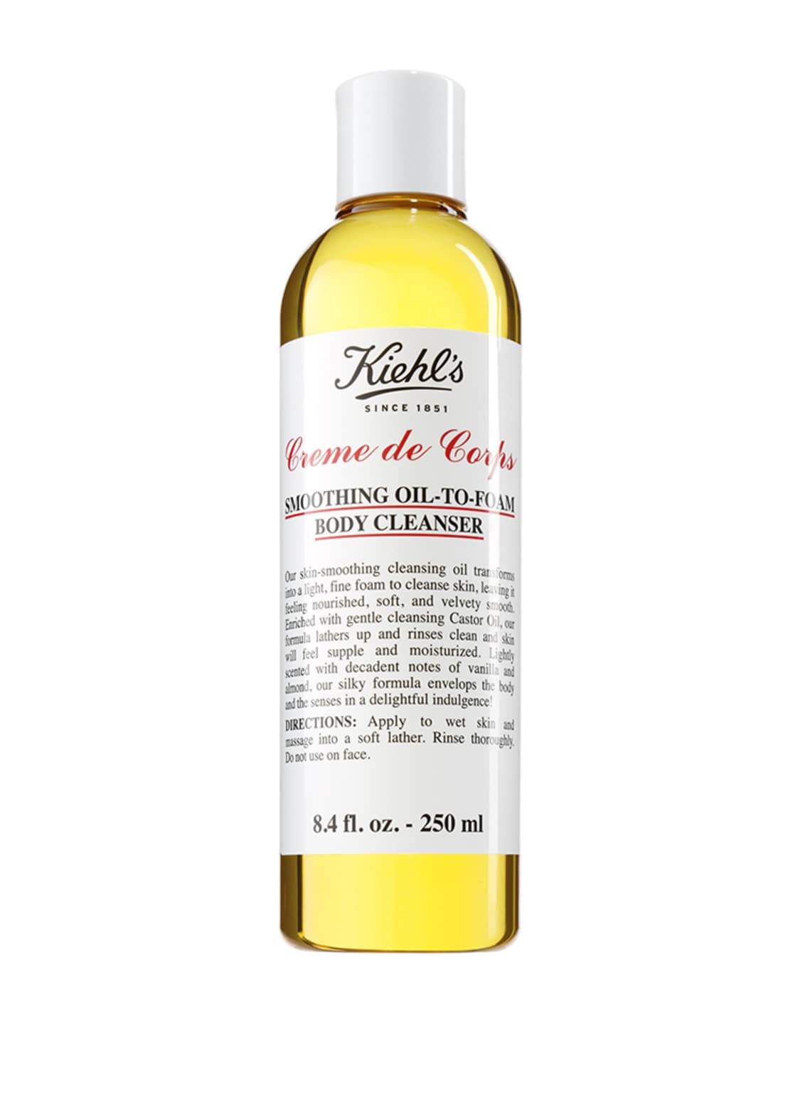 Kiehl's Creme De Corps Oil-to-Foam Body Cleanser 250 ml von Kiehls