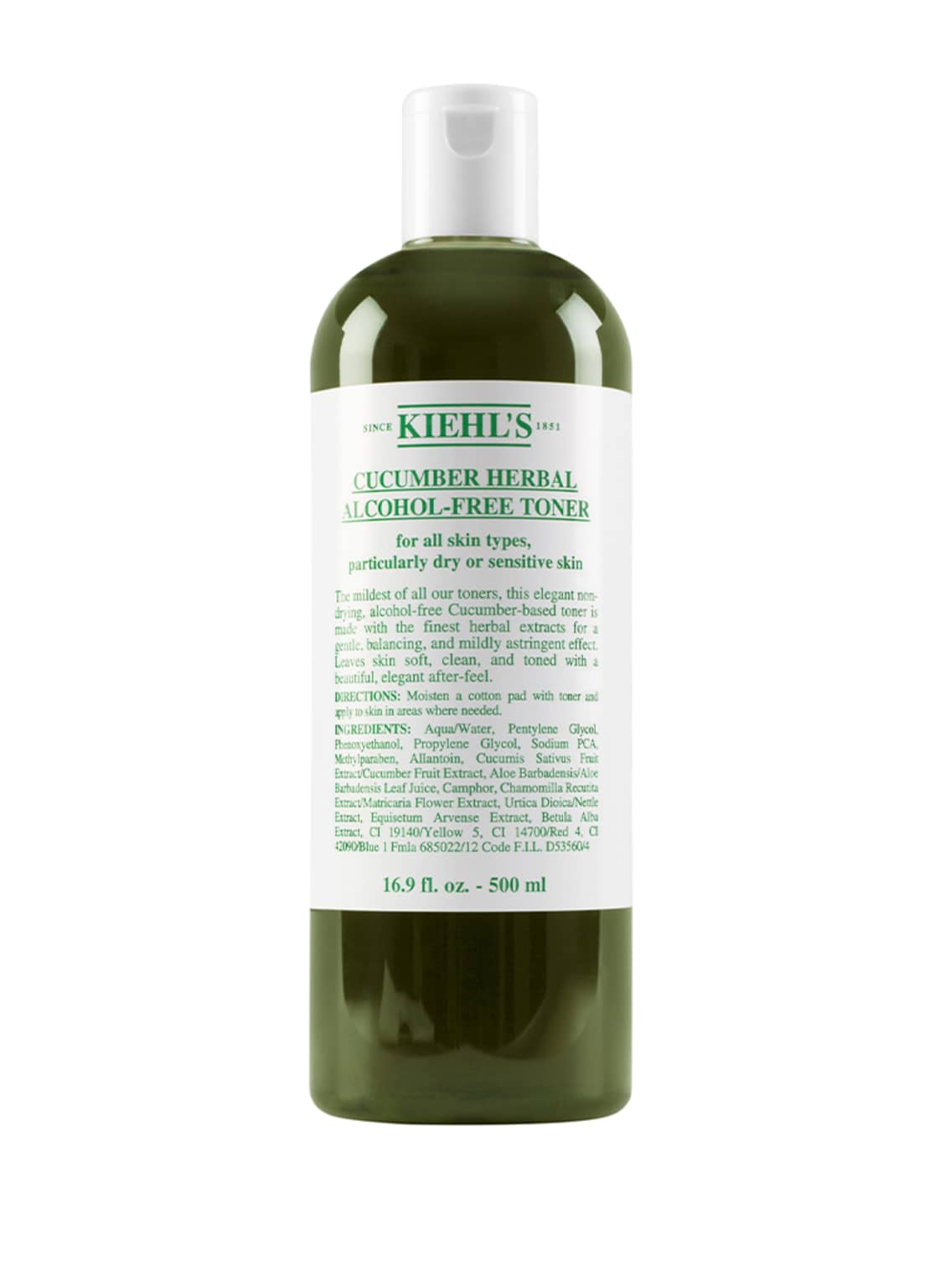 Kiehl's Cucumber Herbal Alcohol-Free Toner Gesichtswasser 250 ml von Kiehls