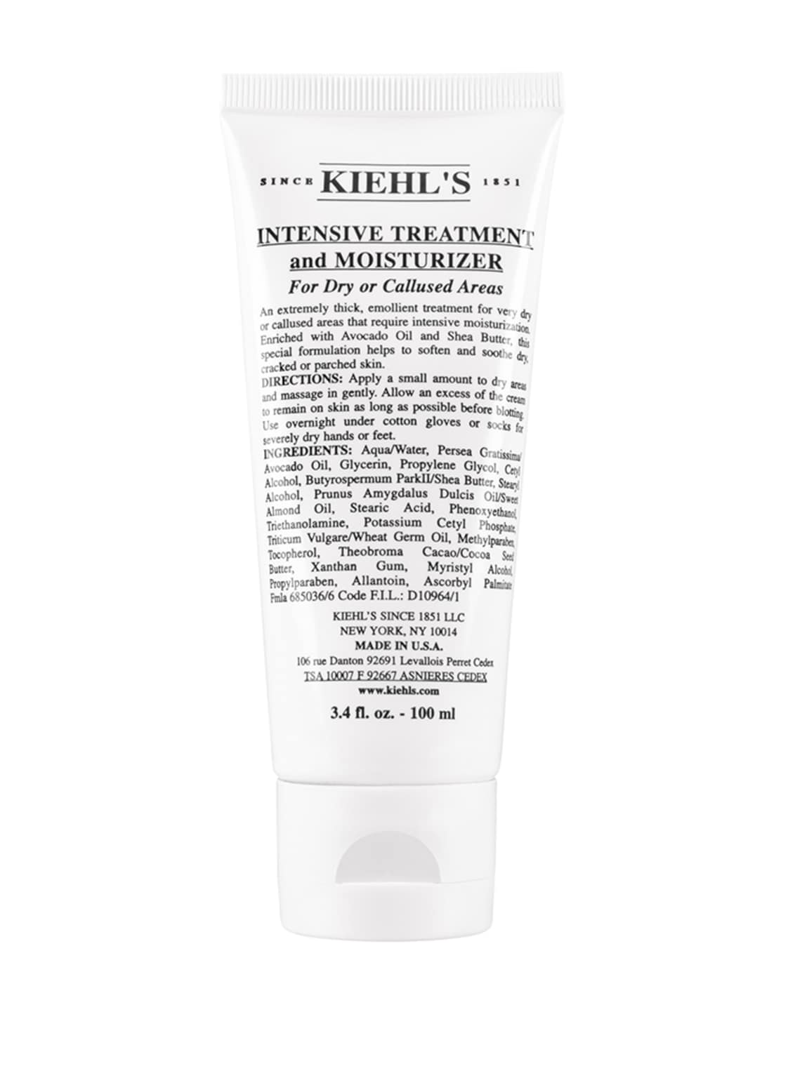 Kiehl's Intensive Treatment And Moisturizer Intensivpflege 100 ml von Kiehls