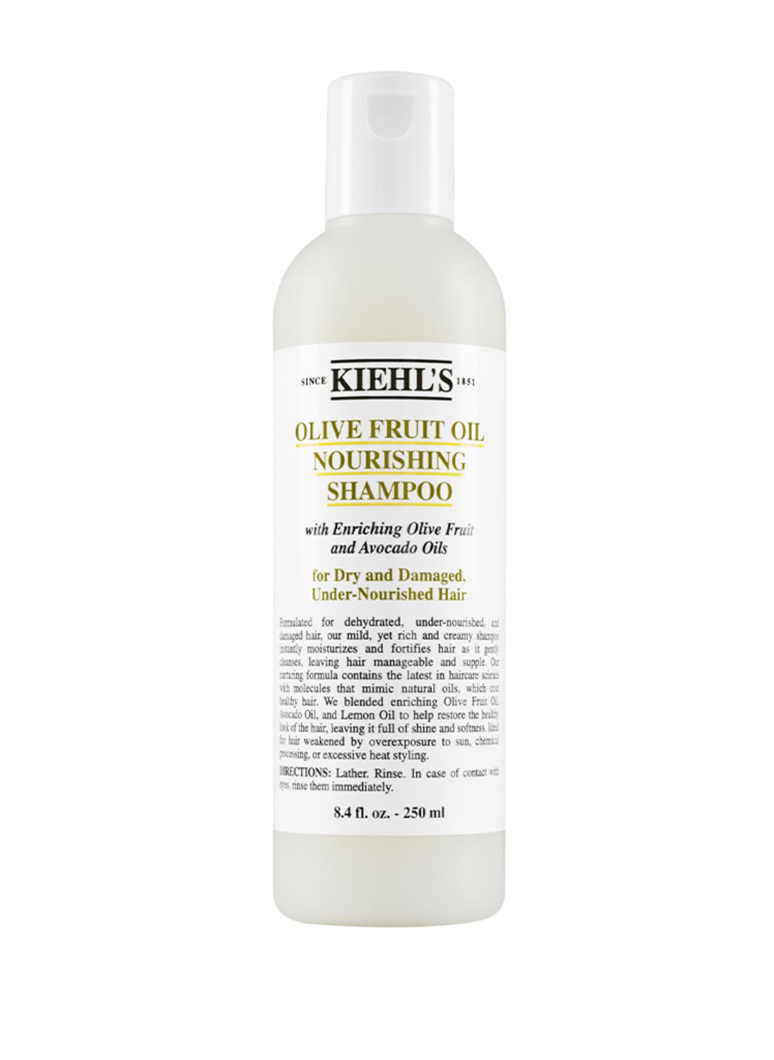 Kiehl's Olive Fruit Oil Nourishing Shampoo Reichhaltiges Shampoo 250 ml von Kiehls