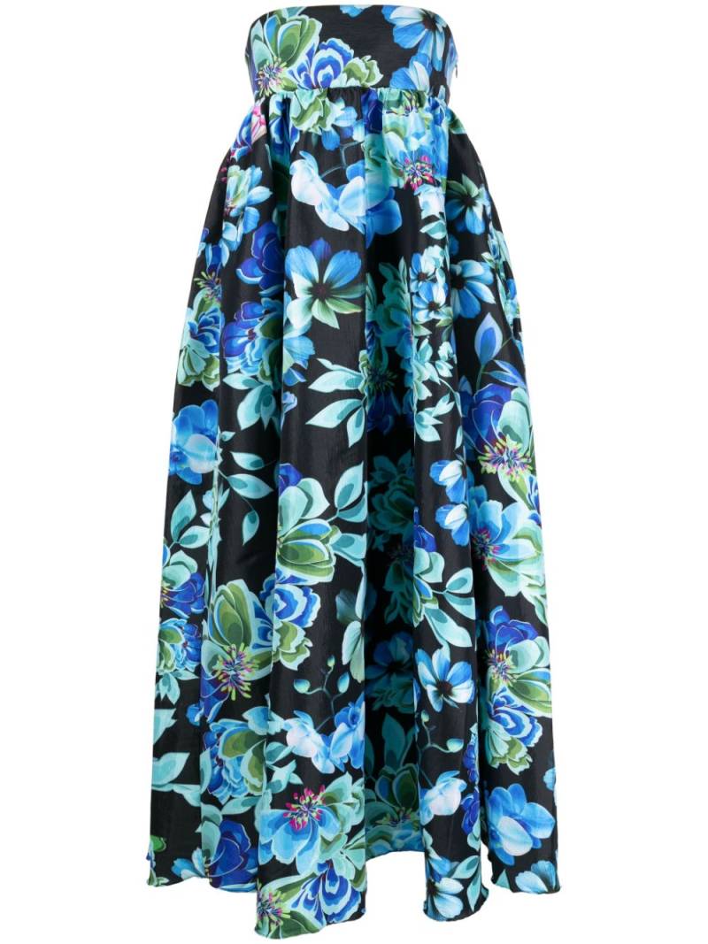 Kika Vargas Oriana floral-print maxi dress - Black von Kika Vargas