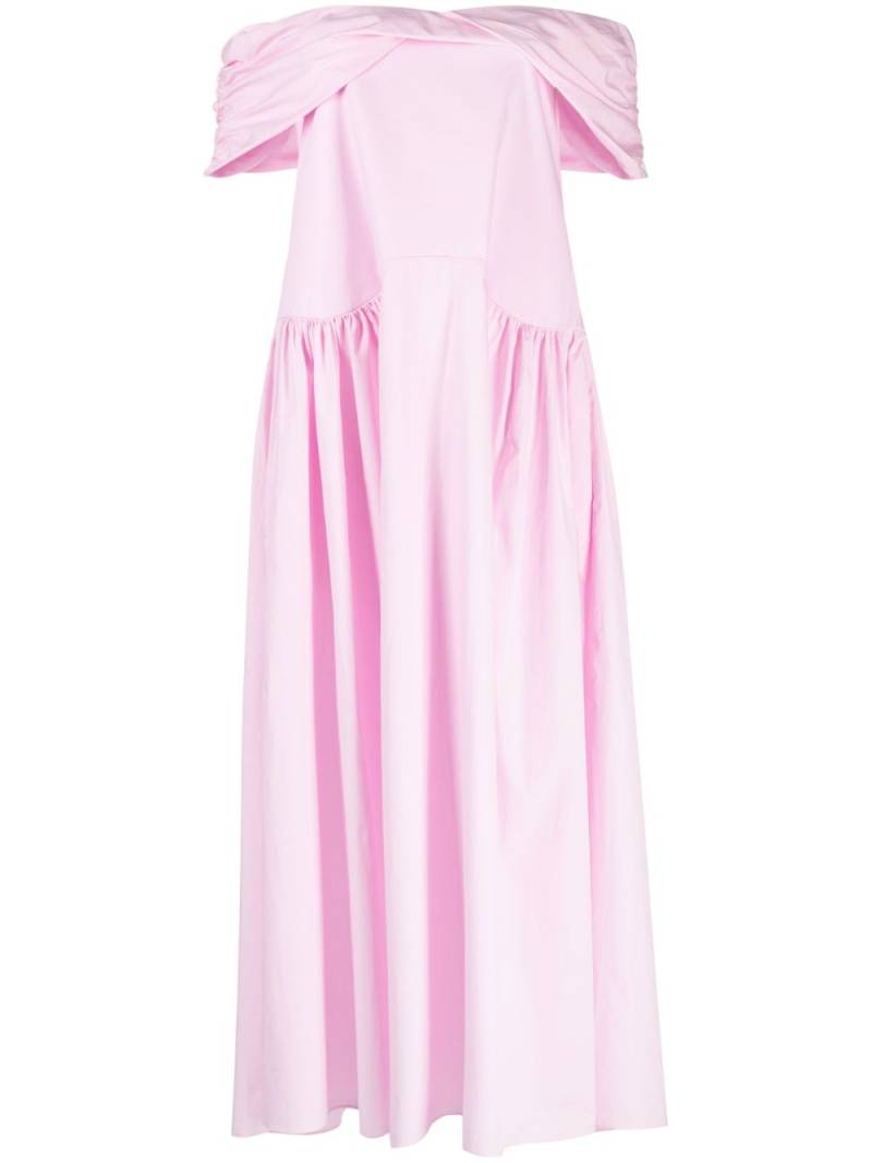 Kika Vargas Vivian off-shoulder cotton dress - Pink von Kika Vargas