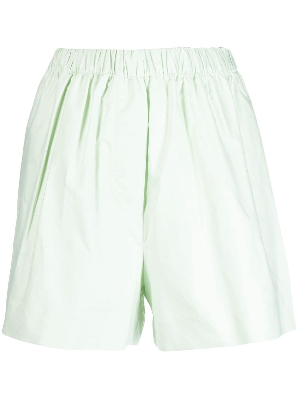 Kika Vargas wide-leg cotton shorts - Green von Kika Vargas