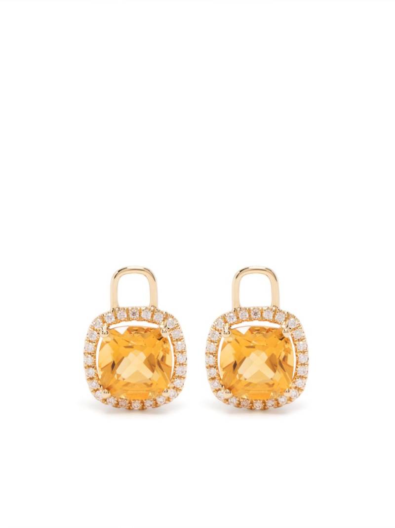 Kiki McDonough 18kt yellow gold Grace citrine drops von Kiki McDonough