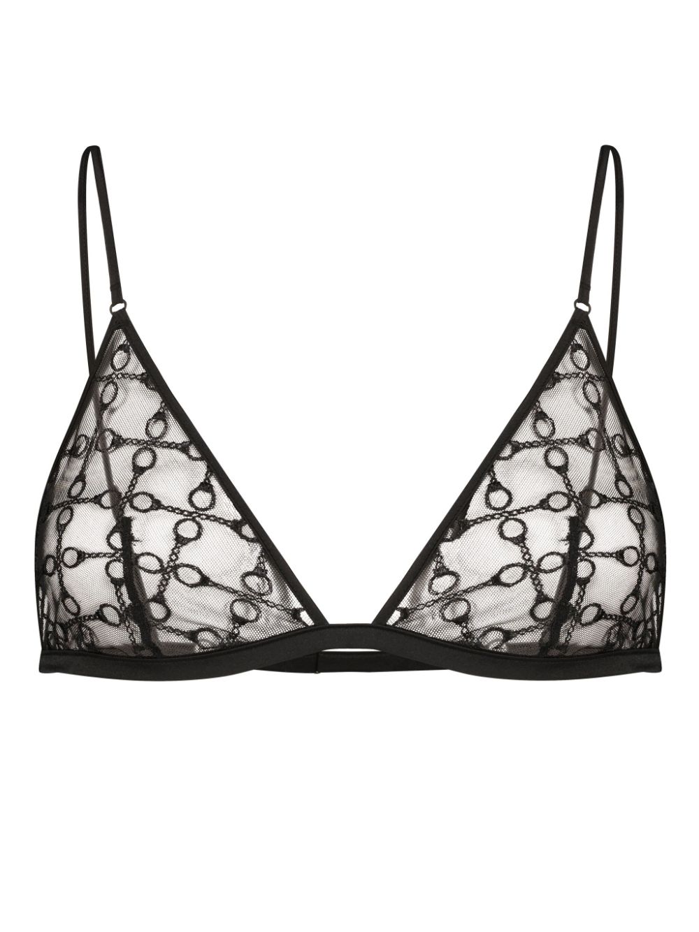 Kiki de Montparnasse Handcuff lace bra - Black von Kiki de Montparnasse